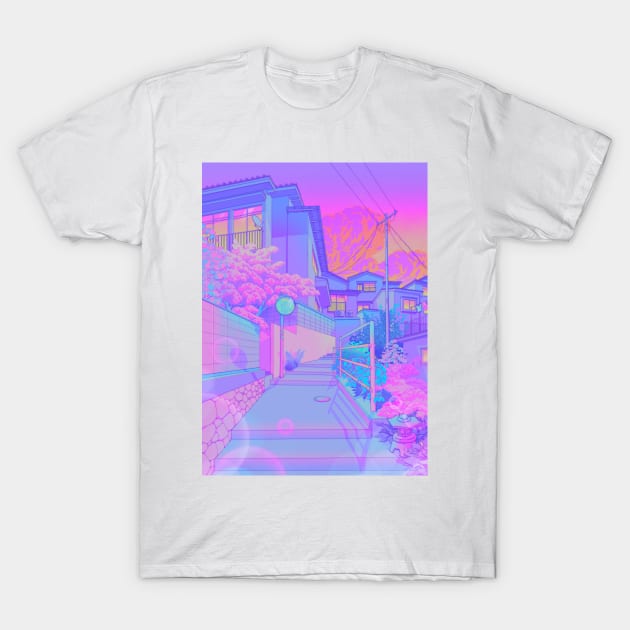 Sunset Walk T-Shirt by Owakita